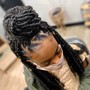 Medium Bohemian Knotless Box Braids