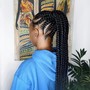 Cornrows w/ Braids In Back