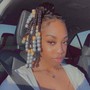 10 FEED-IN CORNROW BRAIDS