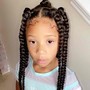 Kid's 3 Layer Tribal Feed-in Braids