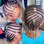 Kid's 3 Layer Tribal Feed-in Braids