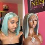 Lace Closure Wig With Glue