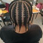 Natural Cornrow Braids