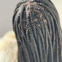 Knotless Smedium box braids