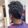 *Short Cut* Shampoo + Curl +shape up (2 hrs)