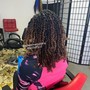 Curly hair Texture Micro Braids