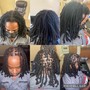 Instant locs (half head)