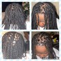 Instant locs (half head)