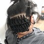 Pixie Braids with hair