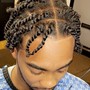 Cornrows without hair