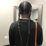 2 Feed In Braids