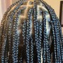 Half Knotless/Half Scalp