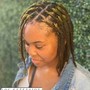 Box Braids or Twists with hair