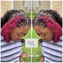 Full loc dye shoulder length Locs