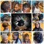 Wig braid down/ shampoo service