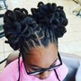 Loc Extensions /short hair