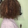 Natural Hair Partial Color