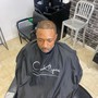 Men Haircut  (with clipper shave)w/razor line