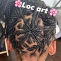 Kids Man Bun Retwist and style (10 and under)