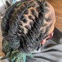 Kids Man Bun Retwist and style (10 and under)