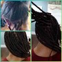 Medium knotless Braids