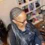 Medium Knotless Braids