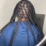 1st row Box Braids