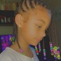 Little girl  scalp braids/box braids