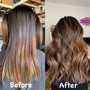 Women's Cut and style ( long hair)