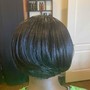 Designer Haircut and Style Relaxed Hair