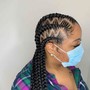 Feed in braids small