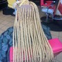 Large Box braids NO HAIR ADDED