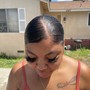 High/Low Slick Ponytail