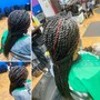 Large Knotless Braids(ask for wavy hair option)