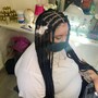 2 feed in Cornrows with extensions