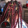 Large Knotless Braids