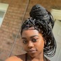 Long box braids (  knee)