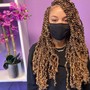 Invisible part Crochet Braids