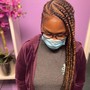 Invisible part Crochet Braids