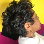 Flat Twists Up-Do with Rods