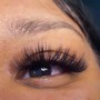 Bottom lash extensions