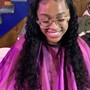 Extended ponytail with bundles