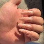 Gel polish manicure