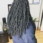 Small butterfly locs- shoulder length