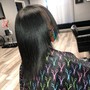 Silk Press Relaxed Hair