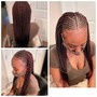 Small Knotless Box Braids