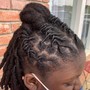 Loc Maintenance using Crochet needle