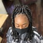 Knotless  Braids medium/mid back