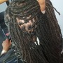 Men single/individual braids