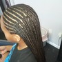 Men single/individual braids